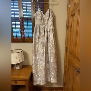 Eliza J maxi jacquard formal gown